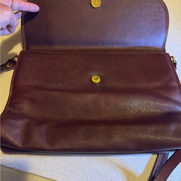 Crown south Maroon/Brown Messenger Bag - Picture 4 of 5